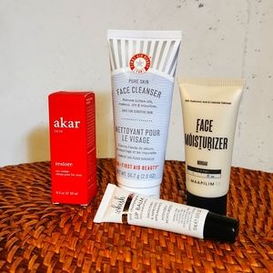 Skin care bundle for at home mini-facial